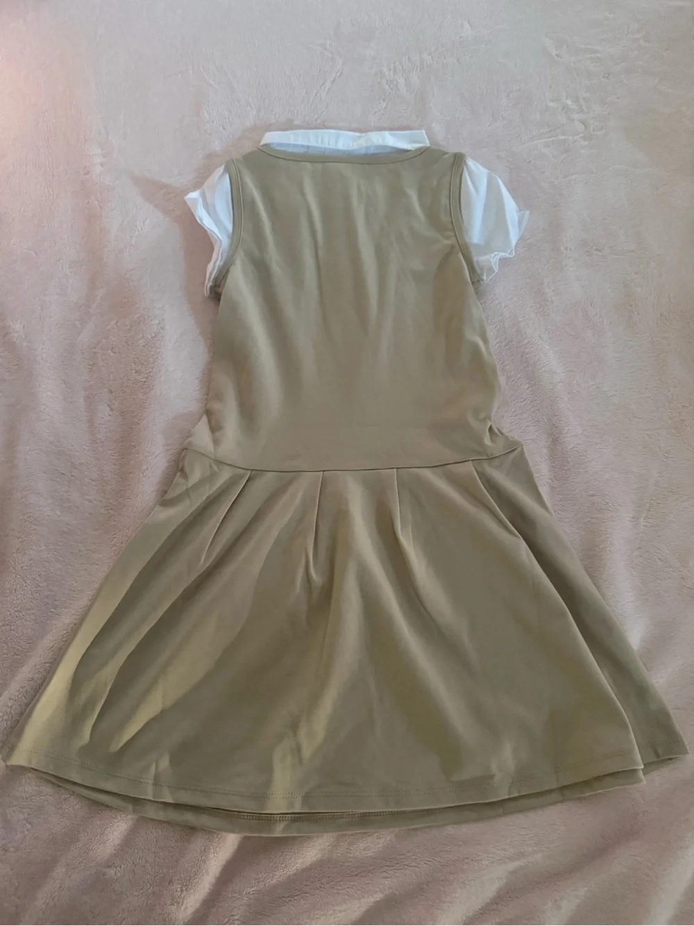 Girls Back to School Khaki Dresses